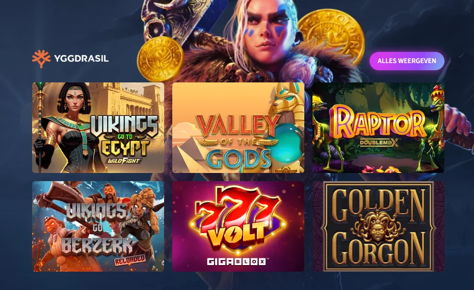 Lunar Spins Casinospellen van Yggdrasil